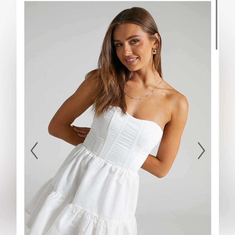 NWT Strapless Tiered Marionne Dress